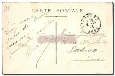 NARBONNE — A Catedral de São Justo (Conjunto de vários estilos) — G. Prunot, NARBONNE — Verso