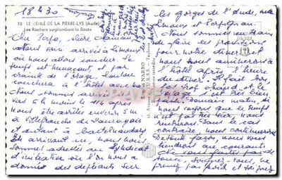 Gory i doliny Aude — Skaliste wzniesienia nad drogą — Markts — Rewers