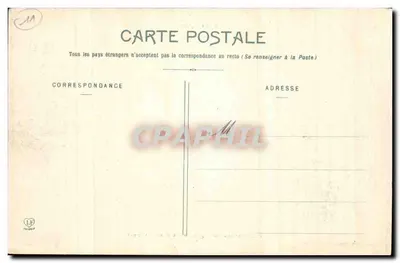 Zamek Arques, blisko Couiza (Aude) — ruiny zamku wśród winnic — fototypia Labouche Frères Toulouse, nr 42 — Rewers