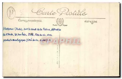 NARBONNE — STARY BISYKOPSTWO — Wydawnictwo Dames de France — Rewers
