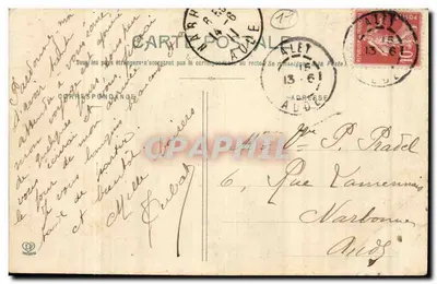 Vallei van het Rebenty - Defilé van de Weg en van het Rebenty richting Niort — Fototipie Lasbuche Frères Toulouse, n°231 — Achterkant