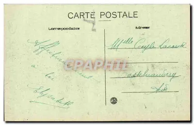 NARBONNE (Aude) — Grands Magasins des Dames de France — Edit. P. Brescon — Achterkant