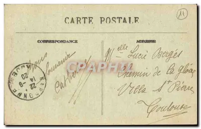 Narbonne (Aude) — Narbonnaises - Lokale Trachten — Edition L. M. L. — Rückseite