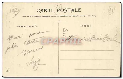 Ingang van de Pierre-Lys (Trou du Curé) — Vallei van de Aude — Phototype Labouche Frères Toulouse — Achterkant