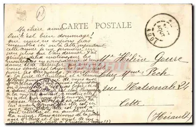 Alet - Ponte de ferro sobre a Aude — editor A. Trastou, n°76 — Verso