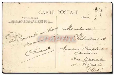NARBONNE — Vista Generale — editore sconosciuto, n° 19 — Verso