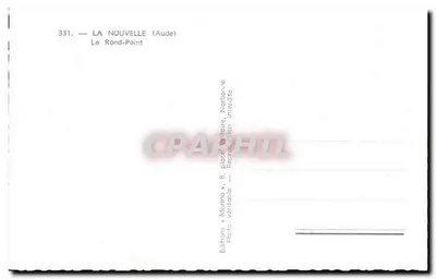 La Nouvelle (Aude) — Rond-Point — Wydawnictwo Morina — Rewers