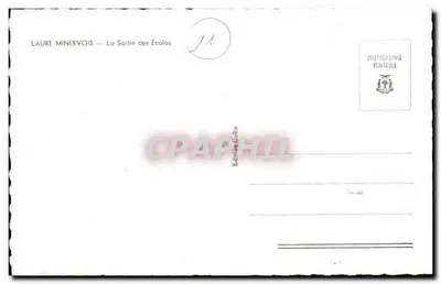Laure Minervois — A Saída das Escolas — Edição Colin — Verso
