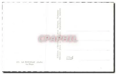 La Nouvelle (Aude) — La Plage — Éditions Morina — Verso