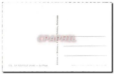 La Nouvelle (Aude) — La Plage — Morina — Verso