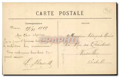 Bures, por Orsay (S.-et-O.) — Pavillon Florence — Verso