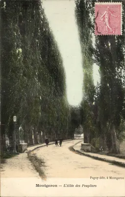Montgeron — A Avenida dos Poplars — Pagny edit. em Montgeron