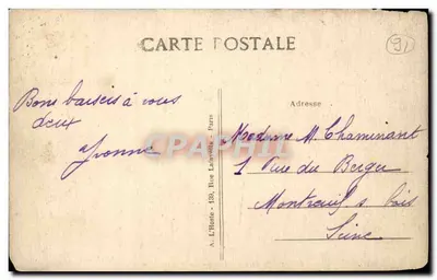 CROSNÉ (S.-et-O.) — A Entrada do Moulin de Senlis — L'H. , Paris — Verso