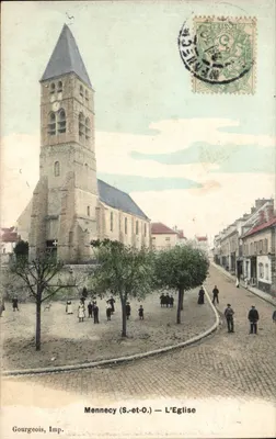 Mennecy (S.-et-O.) — A Igreja — Gourgeois, Imp.