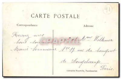 Sermaise — Vista geral — Librairie Nouvelle, Rambouillet — Verso