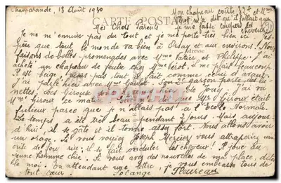 Chamarande (S.-et-O.) — A belvedere — Editora: H. Hébert, Chamarande — Verso