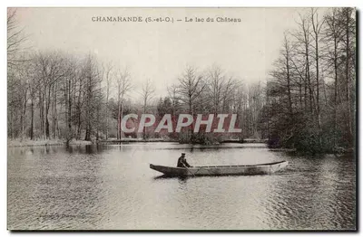 Chamarande (S.-et-O.) — O lago do Castelo — Dominique & Chamarande