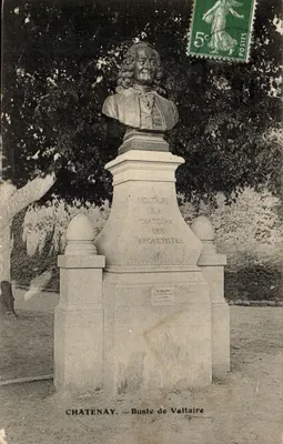 Chatenay — Busto de Voltaire — Imp. La Photo « Le Roi »