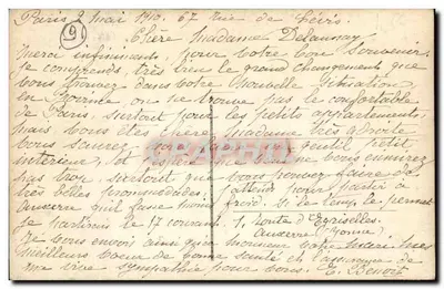 Juvisy — Inundação de 1910 — Avenida do Hotel de Ville — Edição E.M. — Verso