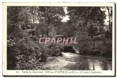 Vallée de Chevreuse — O Yvette em Jaumeron — Gif-sur-Yvette (S.-et-O.)