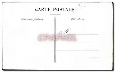 Zamek Bordes — Seine-et-Oise — wydawca nieznany — Rewers