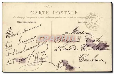 Orsay (S.-et-O) — Avenue du Mail — B.F., Paris — Verso