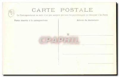 Corbeil — A Torre dos Moulin — Edição Desrents, Hotel Moderno — Verso