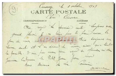 As margens da Orge — No fundo, um canto de St-Michel e a Igreja — V. Mur, editor em St-Michel — Verso