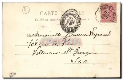 Dourdan (S.-et-O.) — Widok ogólny — N° 1 — Wydawnictwo A. Bourroue Dourdan (S.-et-O.) — Rewers