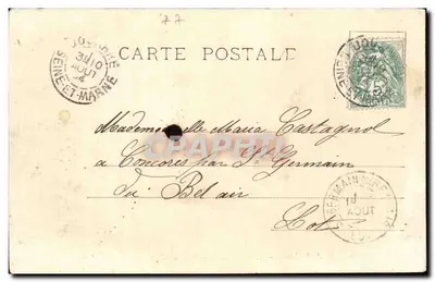 Marché à Meaux — Hôtel Restaurant de la Boule d'Or et écuries pour la marine — A.D. Paris, n°1 — Verso