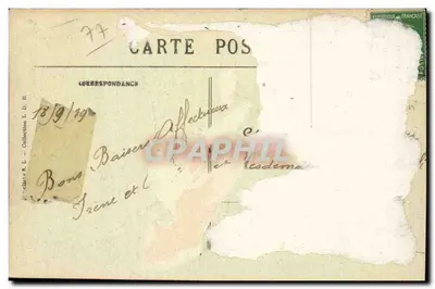 Servon (S.-et-M.) — Het Kasteel — uitgever niet geïdentificeerd — Achterkant