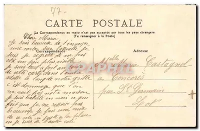 St-JEAN-les-DEUX-JUMEaux — Route de Paris — Édit. Aubry — Verso