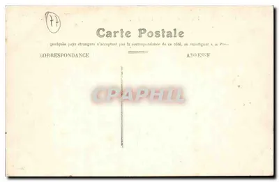 Provins — Fasada Szpitala Ogólnego — E. Ballet, wydawca — Rewers