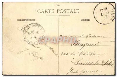 Saacy-sur-Marne - Il Digetto — Editore Parcollet, Vahl — Verso