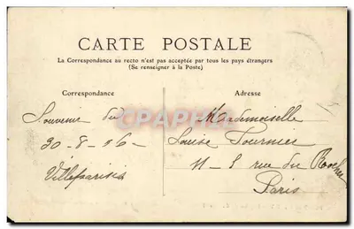 PONTE DE MITRY — As margens do Canal — A. Rey & Fils, Château-Gaillard — Verso