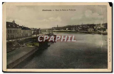 Montereau — Margem do rio Sena e Fábricas — Maguin, editor, Montereau