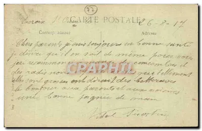 Melun — Souvenir de Melun — Siron & Barbition, Model nr 92 — Rewers