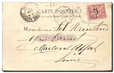 Chelles — Spacer po Marne — Fototypia A. Rep i Filliette, w Château-Thierry — Rewers