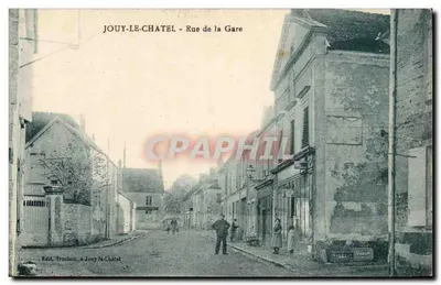 Jouy-le-Châtel - Straße der Station — Edit. Truchon, in Jouy-le-Châtel