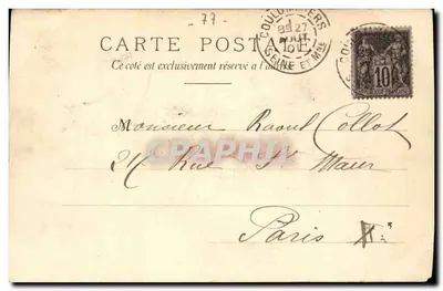 Coulommiers — Hotel-de-Ville — Abel Bartier, Editora — Verso