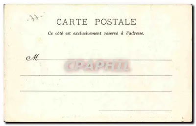 Belle Croix — Forêt de Fontainebleau — A. Siron, phot.-édit., Barbizon (S.-et-M.) — Verso