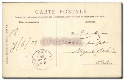 Provins — Wieża Cezara lub Króla (XII wiek) — Kolekcja Firmin Louis — n°14 — Rewers