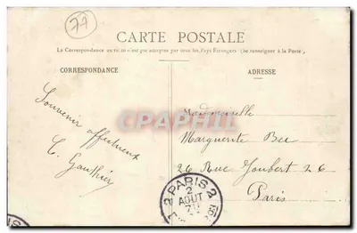 MORET-sur-LOING - Les Sablons - Droga Burgundzka — wydawca anonimowy, nr 740 — Rewers
