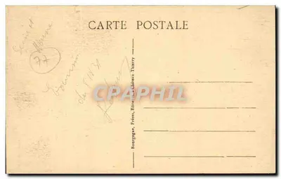 Meaux (S.-et-M.) - Jardín del antiguo Obispado (Parterre destinado por Lenôtre) — Reverso