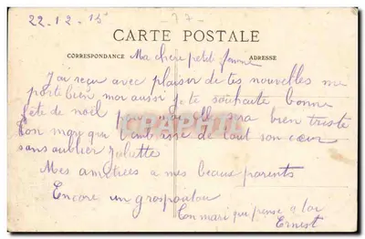 Meaux — Promenade Trinitaires i Młyny na Skale — J. Bourgogne, wyd., Château-Thierry — Rewers