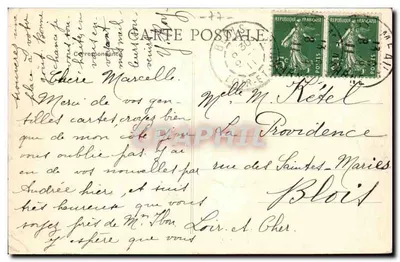 Meaux — De Brug en Oude Molen — Edit. J.B. — Achterkant