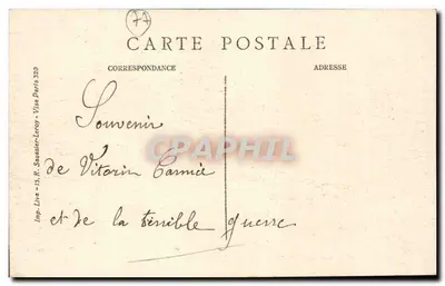 Ferrières-en-Brie (S.-et-M.) — O Parque — Fachada da Orangerie — Edição Aubry — Verso