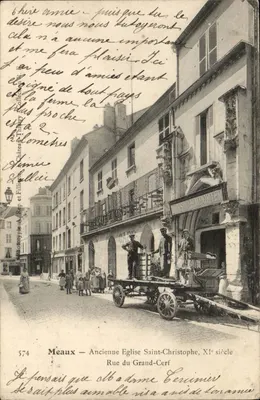 Meaux — Ancienne Église Saint-Christophe, XIe siècle — Rue du Grand-Cerf