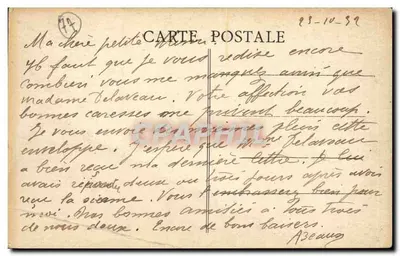 Melun (S.-et-M.) — A ponta de Ville — Coll. Chanet — Verso