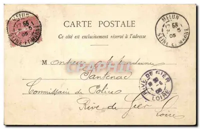 Melun, the Monument of the Children of Seine-et-Marne — Thibault, publishers, Melun-Fontainebleau — Back